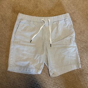 Express Light Gray Pinstripe Short
